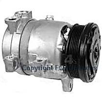 A/C Compressor, with V7 Compressor, With Clutch, 6-Groove Pulley, 6 Cyl 3.5L, 4-Seasons OE Replacement - 