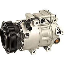 A/C Compressor, with VS18M Compressor, With Clutch, 6-Groove Pulley, 4 Cyl 2.4L, 4-Seasons OE Replacement - 