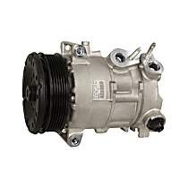 A/C Compressor, with 6SE16C Compressor, May Require use of OE Manifold, With Clutch, 6-Groove Pulley, 3.5L, OE Replacement Series - 