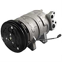 A/C Compressor, with DKS15CH Compressor, With Clutch, 1-Groove Pulley - 