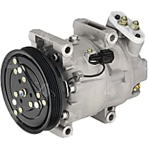A/C Compressor, with CWV618 Compressor, With Clutch, 5-Groove Pulley, 4-Seasons A/C Compressor - 