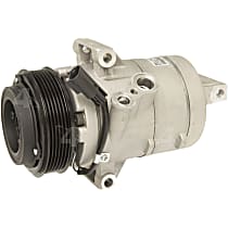 68649 A/C Compressor, With Clutch, 6-Groove Pulley, 4-Seasons A/C Compressor