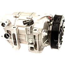 68664 A/C Compressor, With Clutch, 6-Groove Pulley, 4, 2.5, 4-Seasons OE Replacement