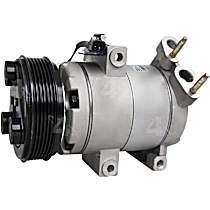 A/C Compressor, with DKS17D Compressor, With Clutch, 6-Groove Pulley, 6 Cyl 3.0L, 4-Seasons A/C Compressor - 