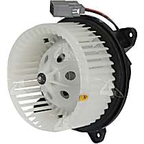 Blower Motor, with Wheel, without Rear AC, OE Replacement Series - Front