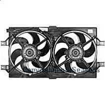 Radiator Fan 6 Cyl 3.2L, Dual fan, 4-Seasons OE Replacement - 