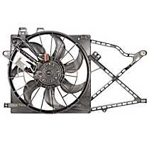 Radiator Fan 4 Cyl 2.2L, Single fan, 4-Seasons OE Replacement - 