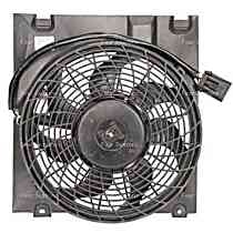 A/C Condenser Fan 4 Cyl 2.2L, Single fan
