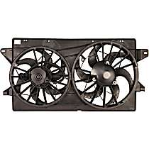 Radiator Fan 6 Cyl 4.2L, Without Tow Package, Dual fan, 4-Seasons OE Replacement - 