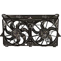 Radiator Fan 8 Cyl 6.2L, Without Tow Package, Dual fan, 4-Seasons OE Replacement - 