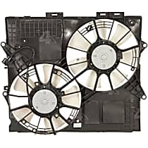 Radiator Fan 6 Cyl 3.6L, Without Tow Package, Dual fan, 4-Seasons Cooling Fan Assembly - 