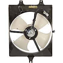 A/C Condenser Fan 6 Cyl 3.2L, Single fan, 4-Seasons Cooling Fan Assembly - 