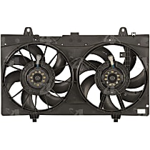 76148 4-Seasons Cooling Fan Assembly Radiator Fan 4 Cyl., 2.0L Engine Dual fan 