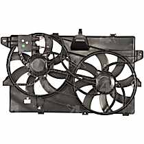 76149 4-Seasons Cooling Fan Assembly Radiator Fan 6 Cyl., 3.5L Engine Dual fan 