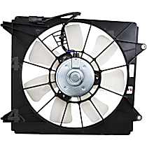 A/C Condenser Fan 4 Cyl 2.4L, with Nippondenso Motor, Single fan, 4-Seasons Cooling Fan Assembly