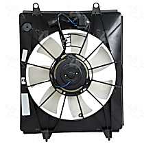 A/C Condenser Fan Passenger Side, 4 Cyl 2.4L, Single fan, 4-Seasons Cooling Fan Assembly