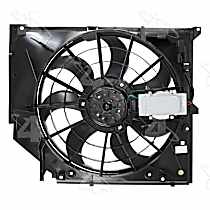 Radiator Fan 6 Cyl 3.0L, Single fan, 4-Seasons Cooling Fan Assembly - 
