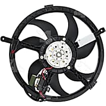 Radiator Fan 4 Cyl 1.6L, Single fan, 4-Seasons Cooling Fan Assembly