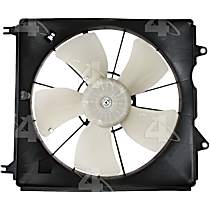 Radiator Fan Driver Side, 4 Cyl 2.3L, Single fan, 4-Seasons Cooling Fan Assembly