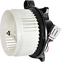 Blower Motor, with Wheel, with Rear AC, OE Replacement Series - Front