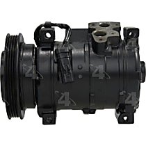 77386 A/C Compressor, With Clutch, 4-Groove Pulley, 4-Seasons OE Replacement