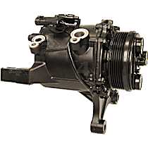 A/C Compressor, with MSC105CG2 Compressor, With Clutch, 6-Groove Pulley, 4-Seasons OE Replacement - 