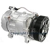 A/C Compressor, with SD7V16 Compressor, To Chassis 8NY030000, With Clutch, 7-Groove Pulley, 4-Seasons OE Replacement - 