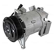 A/C Compressor, with VCS141C Compressor, With Clutch, 7-Groove Pulley, 6 Cyl 3.5L - 