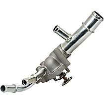Thermostat Housing, With Thermostat, 6 Cyl 3.6L, 4-Seasons OE Replacement - 