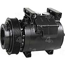 A/C Compressor, with RS18 Compressor, With Clutch, 6-Groove Pulley, 6 Cyl 3.6L, 4-Seasons OE Replacement - 