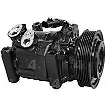 A/C Compressor, with 10SRE18C Compressor, With Clutch, 6-Groove Pulley, 6 Cyl 3.6L, 4-Seasons OE Replacement - 