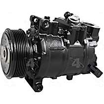 A/C Compressor, with 6SEU14C Compressor, May Require use of OE Manifold, With Clutch, 6-Groove Pulley, 2.0L, 4-Seasons OE Replacement - 