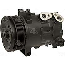 A/C Compressor, with 6SEU16C Compressor, May Require use of OE Manifold, With Clutch, 6-Groove Pulley, 4 Cyl 2.4L, 4-Seasons OE Replacement - 