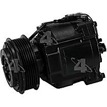 A/C Compressor, with QS90 Compressor, With Clutch, 6-Groove Pulley, 4-Seasons A/C Compressor - 