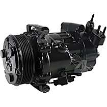 97583 A/C Compressor, With Clutch, 6-Groove Pulley, 4-Seasons A/C Compressor