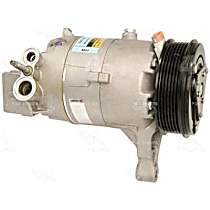 A/C Compressor, with CVC Compressor, With Clutch, 6-Groove Pulley, 6 Cyl 3.5L, 4-Seasons OE Replacement - 