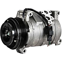 A/C Compressor, With 10S20C Compressor, With Clutch, 6-Groove Pulley, 6 Cyl 3.6L, 4-Seasons OE Replacement - 
