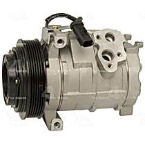 A/C Compressor, with 10S17C Compressor, With Clutch, 6-Groove Pulley, 6 Cyl 3.5L, 4-Seasons OE Replacement - 