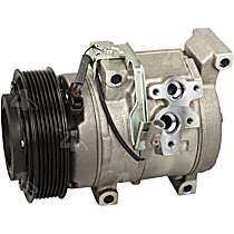 A/C Compressor, with 10S15C Compressor, With Clutch, 7-Groove Pulley, 2.4L 4Cyl, 4-Seasons A/C Compressor - 
