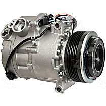 A/C Compressor, with CSE717 Compressor, without Adaptive Control Drive, Replacement of Stretch Fit Belt is Required, With Clutch, 6-Groove Pulley, 6 Cyl 3.0L, 4-Seasons OE Replacement - 