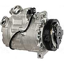 A/C Compressor, with CSE17C Compressor, With Clutch, 4-Groove Pulley, 8 Cyl 4.8L, 4-Seasons OE Replacement - 