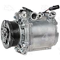 A/C Compressor, with MSC90CAS Compressor, With Clutch, 6-Groove Pulley, 4 Cyl 2.4L, 4-Seasons OE Replacement - 