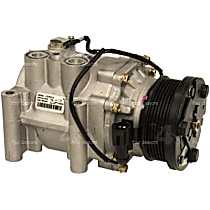 A/C Compressor, with Scroll Compressor, With Clutch, 6-Groove Pulley, 4 Cyl 2.3L, 4-Seasons OE Replacement - 