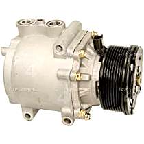 A/C Compressor, with Scroll Compressor, With Clutch, 8-Groove Pulley, 8 Cyl 6.0L, 4-Seasons OE Replacement - 