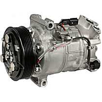 A/C Compressor Sold individually With Clutch, 6-Groove Pulley