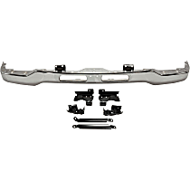 Front Bumper, Chrome, With Mounting Brackets