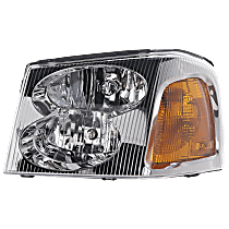 Driver Side Halogen Headlight, With bulb(s), OE Replacement, CAPA Certified