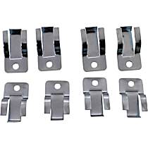 Rocker Arm Clips - Oil Deflecting, Fits Chevrolet, Ford and Pontiac with stock rockers only.