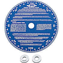 Cam Degree Wheel, 7 Inch diameter, Blue 