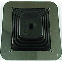 1652 Shift Boot - Black, Rubber, Large Square boot with 6-1/2 Inch x 7-1/2 Inch plate
